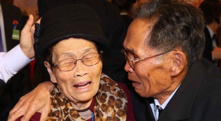 Korean families reunited after over six decades of separation