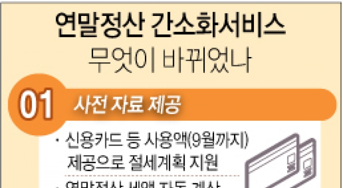 번거롭고 복잡한 연말정산 간편하게 한다