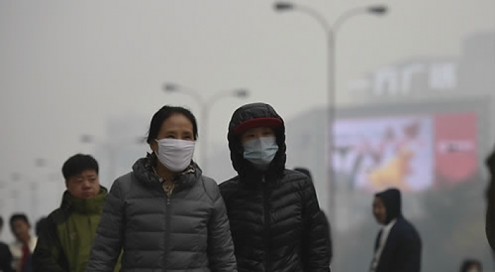 中스모그·미세먼지 서해로 이동…한반도 서남부 상륙 '초읽기'