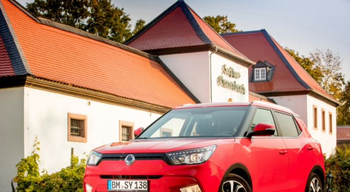 Ssangyong Motor drives sales in Europe with Tivoli