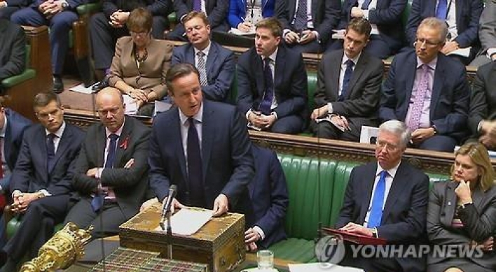 UK lawmakers vote to launch airstrikes on IS in Syria