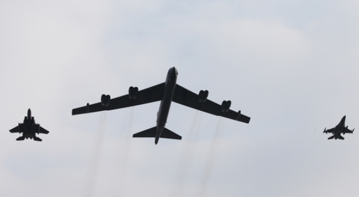 Korea, U.S. deploy B-52 strategic bomber over Korean Peninsula