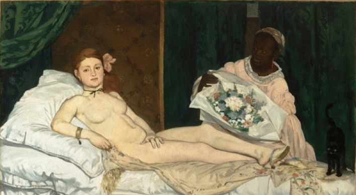 Indecent exposure: artist arrested for nude pose in Paris museum