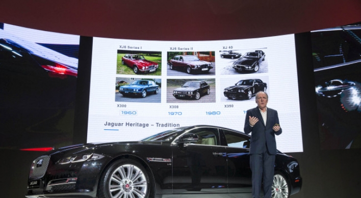 Jaguar launches new XJ luxury sports sedan