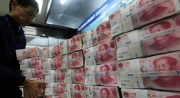 China capital flows into Korean