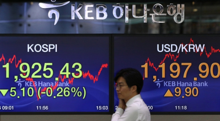 Seoul shares open sharply lower on blue-chip slide