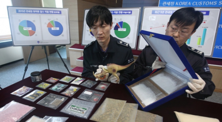 Drug seizures surge 42%