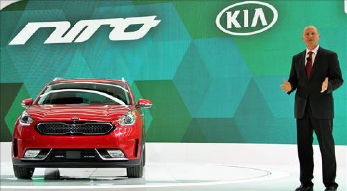 Kia Motors unveils Niro hybrid SUV