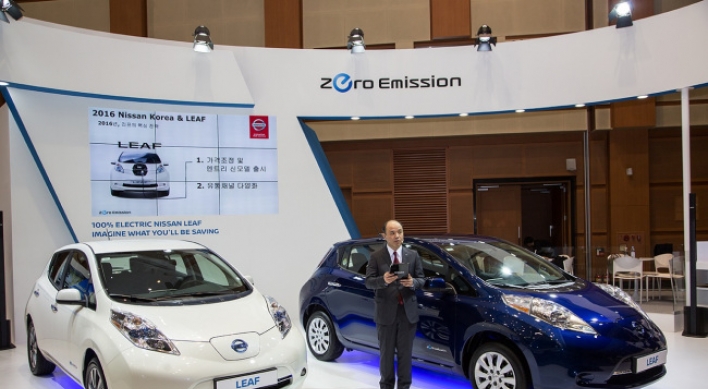 [EV Expo] Nissan to pan EV sales with entry Leaf model