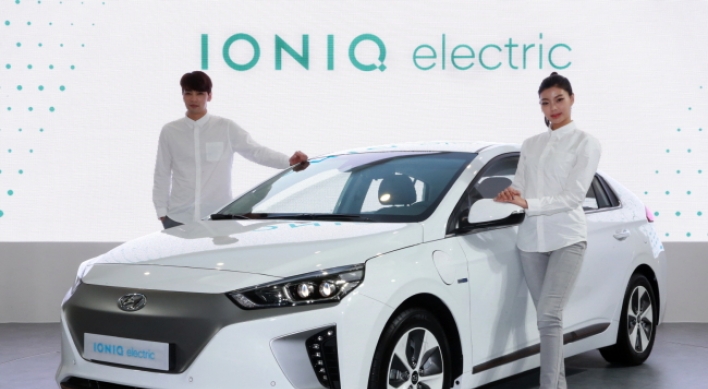 [EV Expo] Hyundai’s Ioniq Electric boasts long range, performance