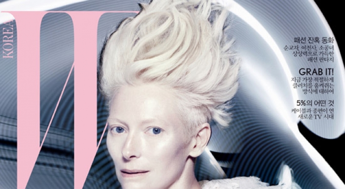 Tilda Swinton, new face of Korean department store