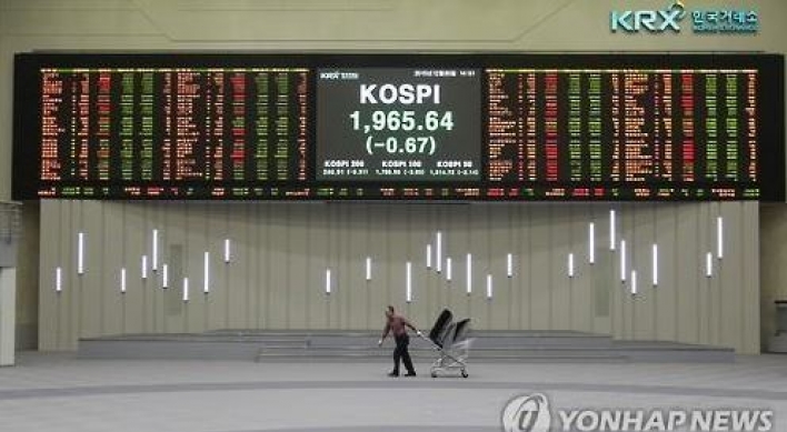 Seoul stocks open lower on foreign selling