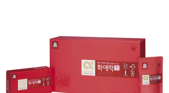 New red ginseng drink for middle-aged women