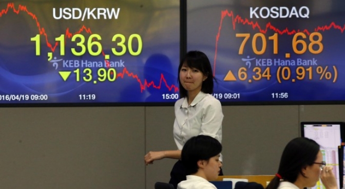 Seoul stocks edge up on bargain hunting