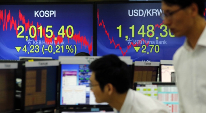 Seoul shares end lower ahead of U.S. rate decision