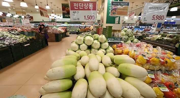 Korea's consumer prices gain 1% in April