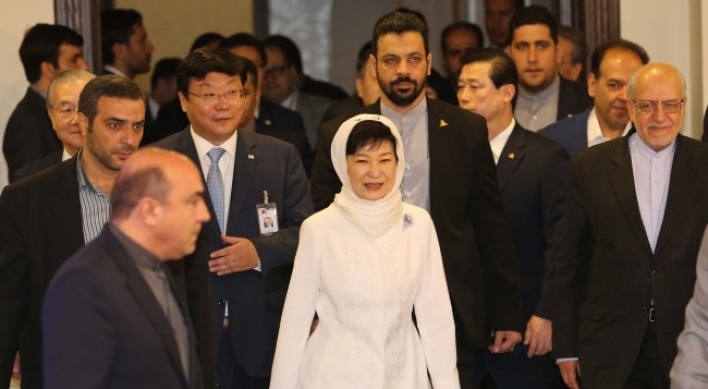 Park lauds enhanced Iran ties