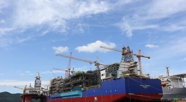 Top nine shipyards sit on over 100 trillion won of debt