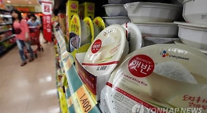 Koreans' rice consumption halves in 30 yrs