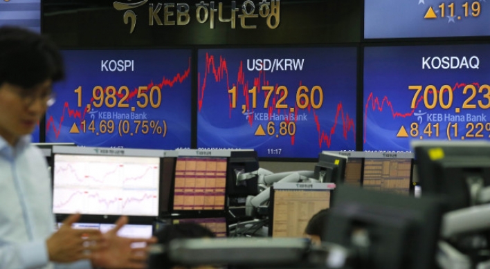 Seoul stocks fall almost 2% on Brexit woes