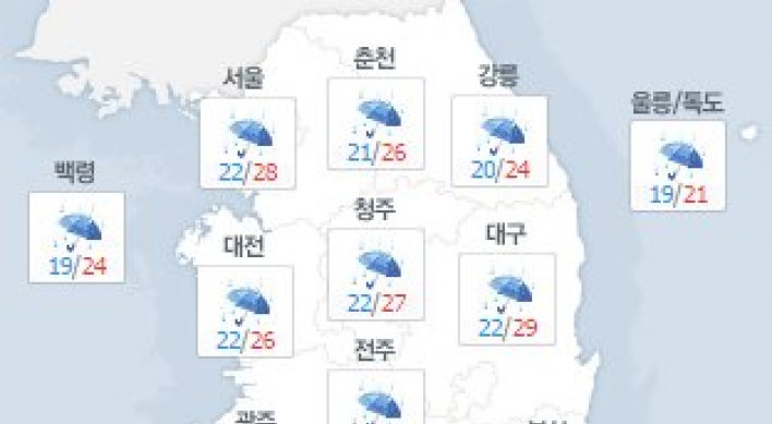 Korea entering monsoon season