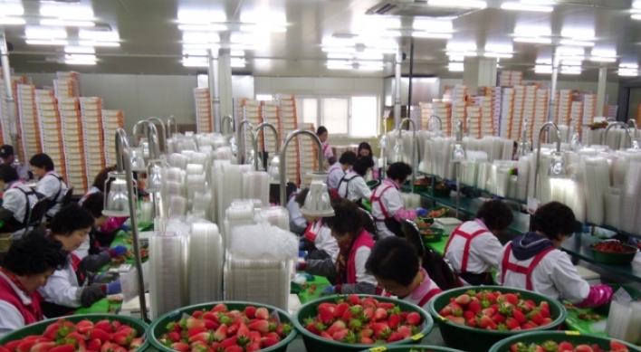 Korea's agricultural exports to U.S. jump nearly 10%