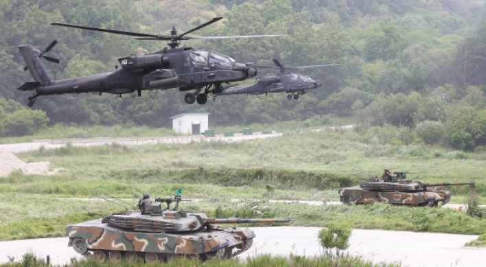 Korea, U.S. conduct joint helicopter attack drill