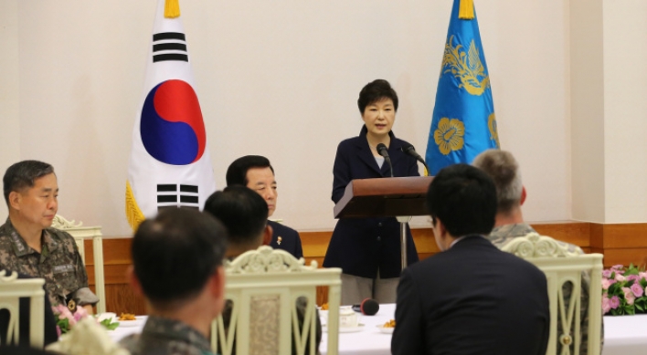 Park renews resolve to make Pyongyang opt for denuclearization