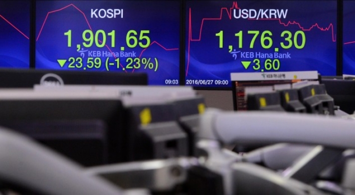 Seoul stocks plunge on Brexit shock