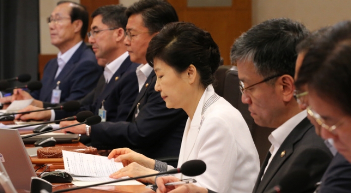 Park urges vigilance against N. Korea, trade protectionism