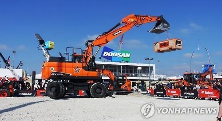 Doosan Infracore Q2 net surges on asset sale, cost-saving measures