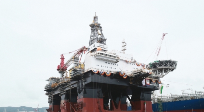 HHI delivers world’s largest semi-submersible rig