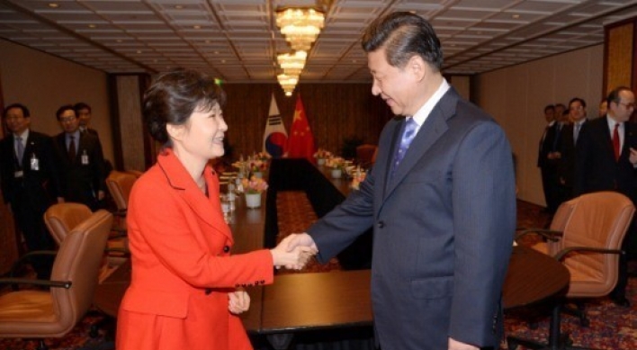 Park, Xi hold summit amid THAAD row