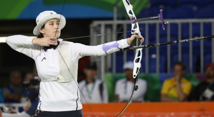 In tough, windy conditions, South Korean talent rises to top in archery