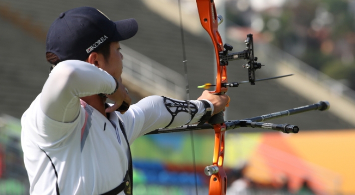 South Korean archer Lee Seung-yun reaches round of 16 in men's individual