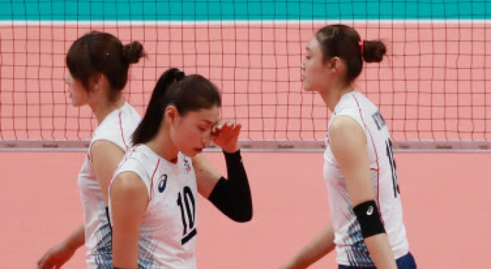 Korean women defeated in volleyball quarters