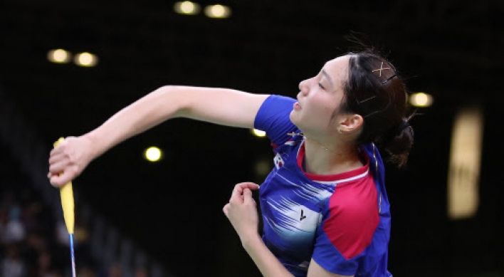 Last Korean eliminated in badminton women's singles