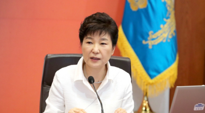 Park calls for strong, effective sanctions upon NK nuke