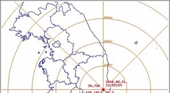 3.5-magnitude aftershock hits Gyeongju following record earthquake