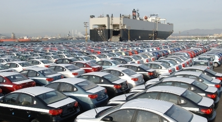 Number of automobiles made in Korea hits 11-year low