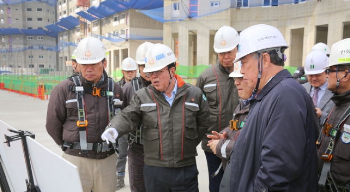 Hanwha E&C stresses safety management