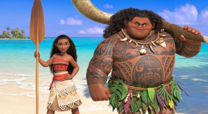 Disney's 'Moana' tops N. American movie charts