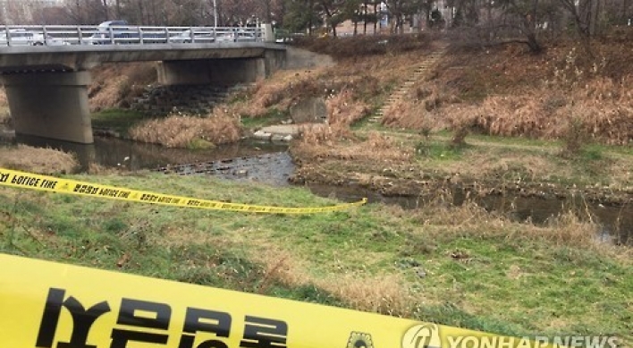 마대에 담긴 여성 시신 인천 굴포천서 발견…살해된 듯