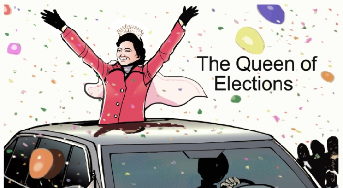 [Cartoon] Queen of elections