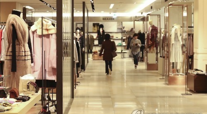Department store sales limp on, reminiscent of Japan
