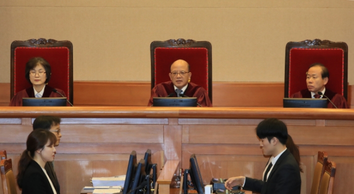 Park seen buying time in impeachment trial