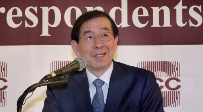 Signaling presidential ambition, Seoul mayor touts reformist leadership