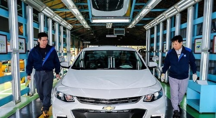 GM Korea's January sales down 4.8% on-year