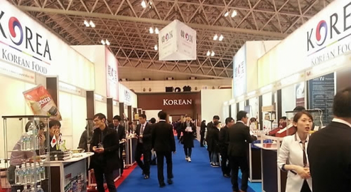 Biggest group of Korean food companies joins food fair in Japan