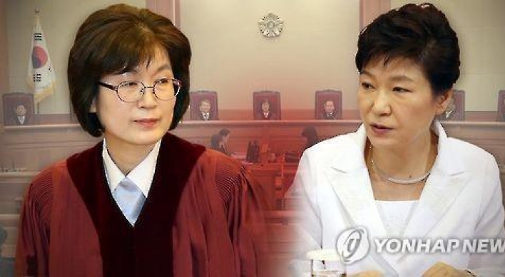 Park's lawyers urge court to ignore probe results in impeachment review